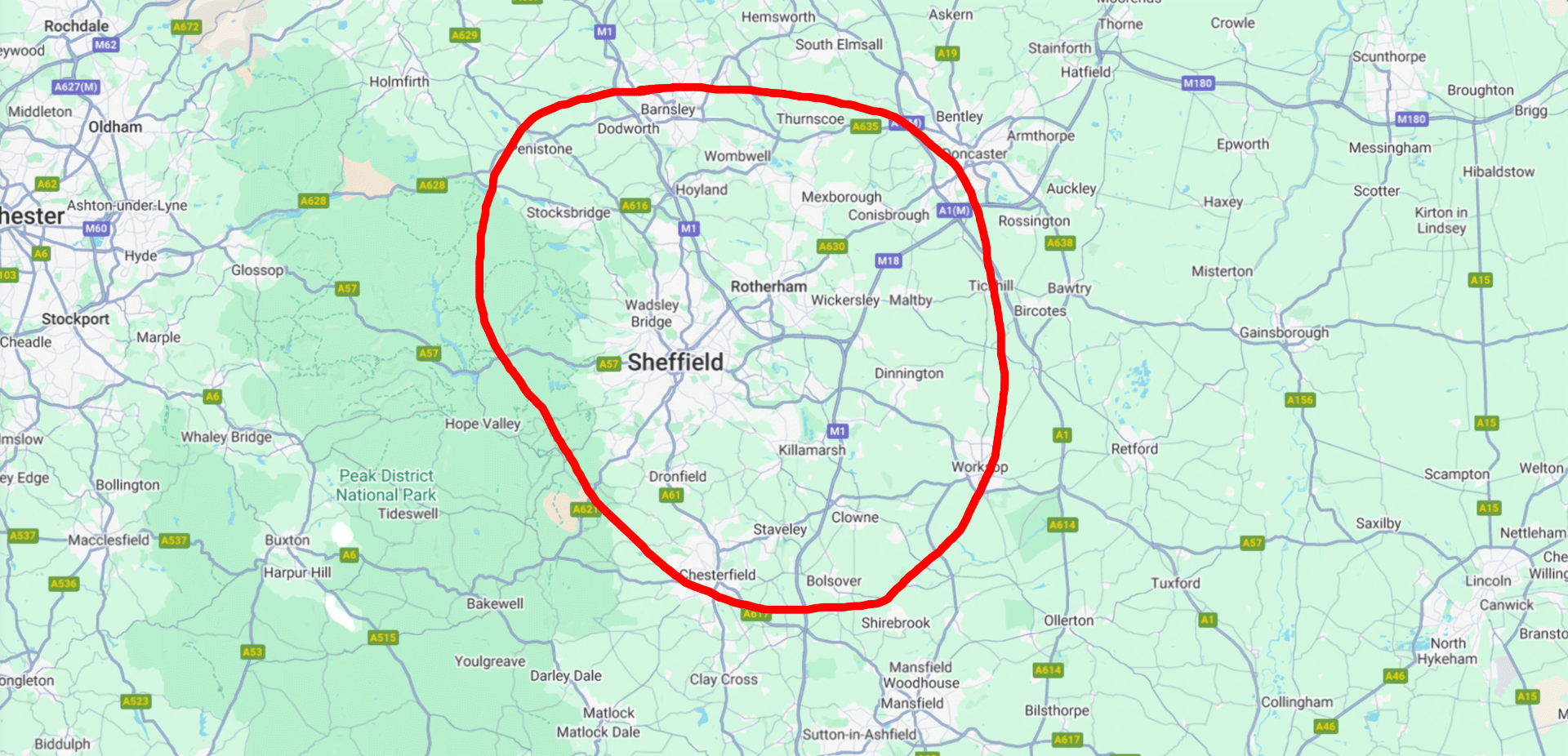 <p class=smsGreyLarge>Area’s Covered</p><p class=smsGreySmall>South Yorkshire<br/>and North Derbyshire</p>